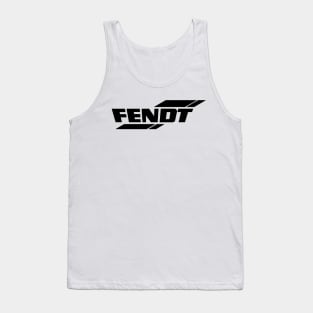 Fendt Tractors Logo Black Tank Top